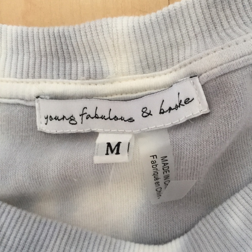 Young Fabulous & Broke NWT Sweatshirt Tie dye Sz M - Picture 4 of 5